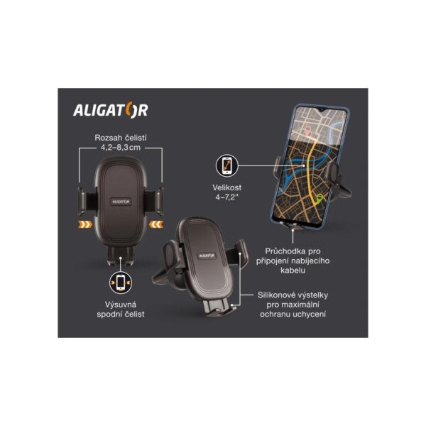 ALIGATOR Držák HA20 do ventilační mřížky, univerzá