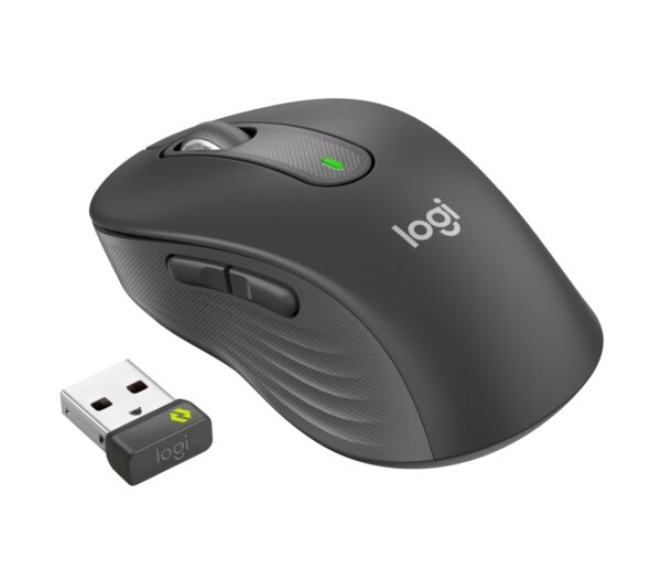 910-006272_1 LOGITECH Signature M650 for Business/Kancelářská/Laserová/Pro praváky/4 000 DPI/USB+BT/Grafitová