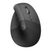 LOGITECH Lift For Business/Ergonomická/Optická/Pro praváky/4 000 DPI/USB+BT/Grafitová