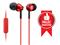 SONY sluchátka MDR-EX110AP, handsfree, červené