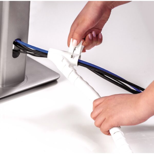 Fellowes Cablezip organizér a chránic kabeláže bílý