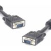 PremiumCord Kabel k monitoru HQ (Coax) 2x ferrit,SVGA 15p, DDC2,3xCoax+8žil, 10m
