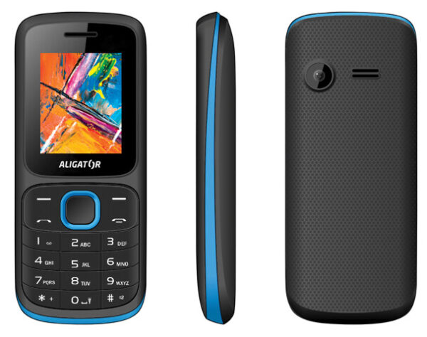 Tisk ALIGATOR D210 Dual sim černo-modrý