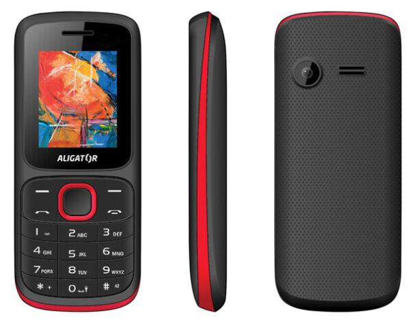 Tisk ALIGATOR D210 Dual sim černo-červený