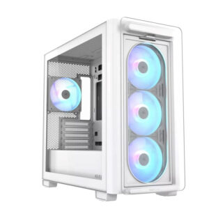 A23W_s ASUS case A23 PLUS TG ARGB FANS WHT