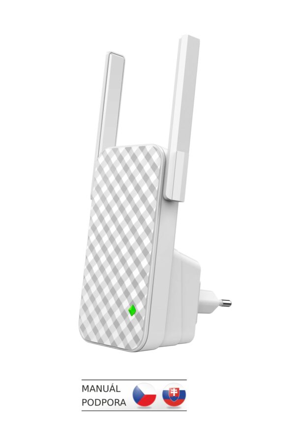 A9_01 Tenda A9 - WiFi N Range Extender, opakovač 300 Mb/s, WPS, 2x 3 dBi anténa