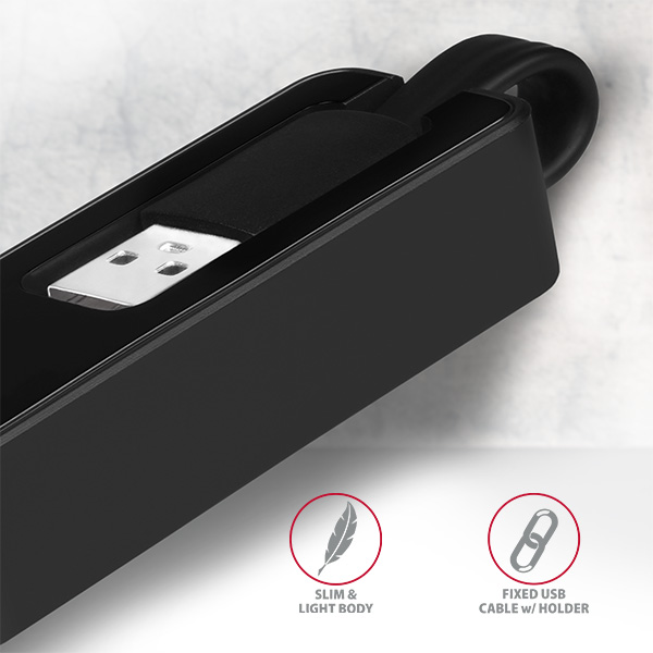 ADE-XR-05_slozena-prem-600 AXAGON ADE-XR, USB 2.0 - Fast Ethernet síťová karta, auto instal, černá