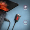 ADS-1PSN-03_ntb-600 AXAGON ADS-1PSN, USB-A 2.0 - sériový RS-232 DB9-M Prolific adaptér / kabel 1.5m