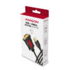 ADS-1PSN-B_box-600 AXAGON ADS-1PSN, USB-A 2.0 - sériový RS-232 DB9-M Prolific adaptér / kabel 1.5m