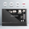AXAGON ADSA-CC USB-C 10Gbps - NVMe M.2 SSD & SATA 2.5"/3.5" SSD/HDD CLONE MASTER 2