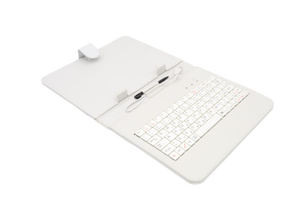 AIRENAiTabLeatherCase2White_s-1 AIREN AiTab Leather Case 2 with USB Keyboard 8" WHITE (CZ/SK/DE/UK/US.. layout)