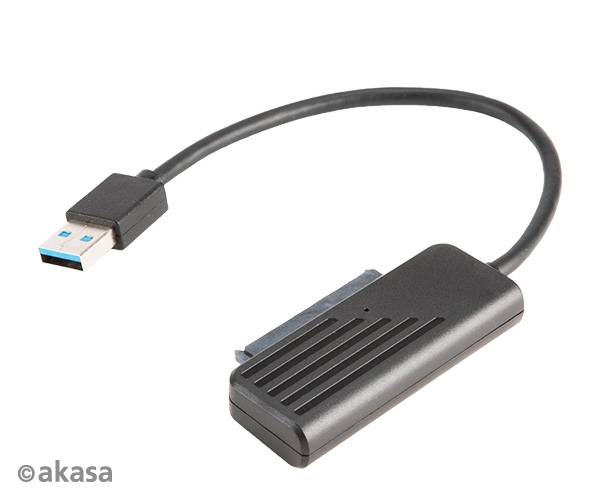 AK-AUB-07BK_g01_s AKASA USB 3.1 adaptér pro 2,5" HDD a SSD - 20 cm
