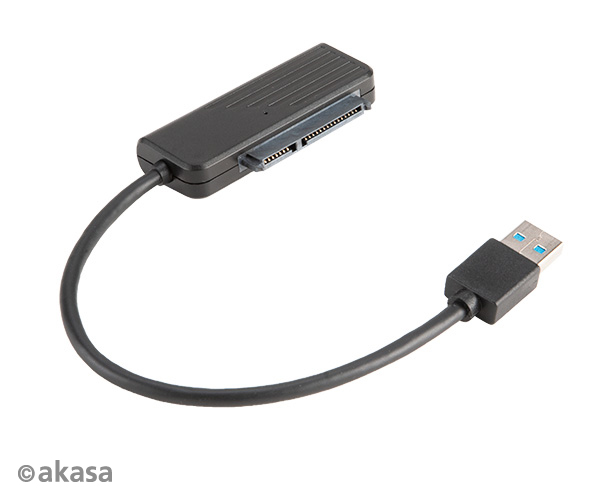 AK-AUB-07BK_g04 AKASA USB 3.1 adaptér pro 2,5" HDD a SSD - 20 cm
