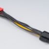 Redukce z 6pin PCIe na 8pin PCIe 2.0 - 10 cm