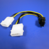 AKASA - 4-pin Molex na 6-pin ATX PCIex adaptér