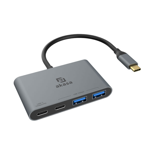 AK-CBCA31-18BK_g02 AKASA - USB Type-C 4-In-1 Hub