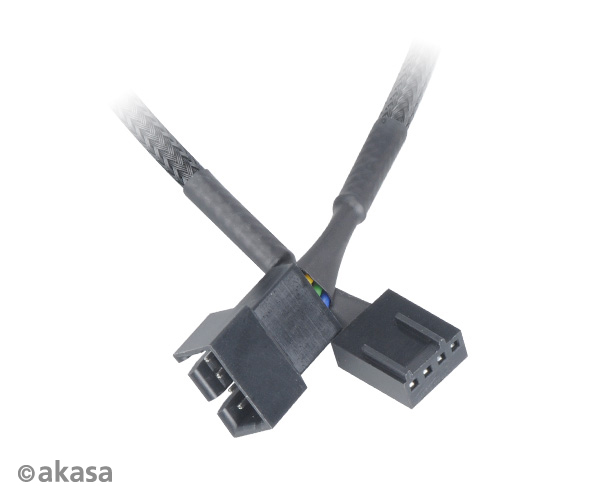 AK-CBFA01-30_g02 AKASA - PWM prodlužovací kabel ventilátoru 4 ks