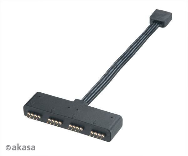 AK-CBLD02-10BK_g01_s AKASA - RGB LED splitter, 4-pin