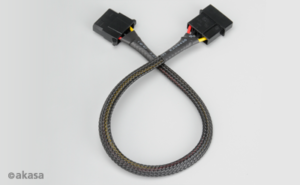 AK-CBPW02-30 AKASA - 4-pin molex - 30 cm prodlužovací kabel