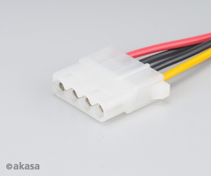 Adaptér SATA na 4pin Molex - 15 cm 2 ks