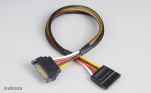 AK-CBPW04-30_f00 Prodlužovací napájecí SATA 15pin kabel - 30 cm