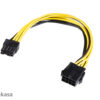 AKASA - 12V ATX 8-Pin na PCIe 6+2 pin adaptér