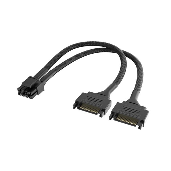 AK-CBPW33-15_g01_s AKASA - Dual SATA na 8-Pin CPU Power Adapter Cable