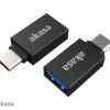 AKASA - USB 3.1 Gen 2 Type-A (F) na Type-C (M) 2 ks