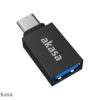 AKASA - USB 3.1 Gen 2 Type-A (F) na Type-C (M) 2 ks