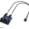 AKASA - USB 2.0 interní HUB 1-4