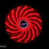 přídavný ventilátor Akasa Vegas LED 12 cm červená