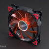 přídavný ventilátor Akasa Vegas LED 12 cm červená