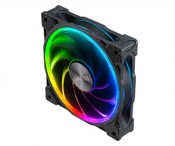 přídavný ventilátor Akasa SOHO AR LED 12 cm RGB