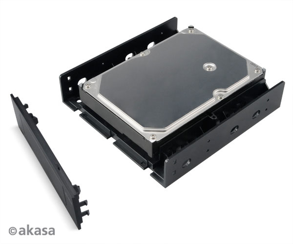 AKASA 3.5"/SSD/HDD adaptér do 5,25" pozice