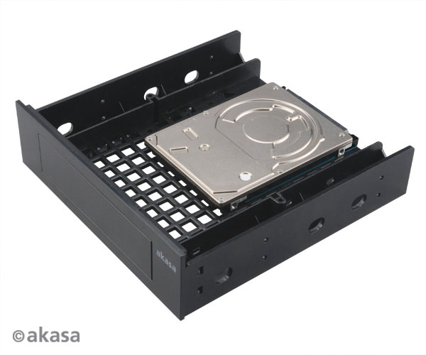 AKASA 3.5"/SSD/HDD adaptér do 5,25" pozice