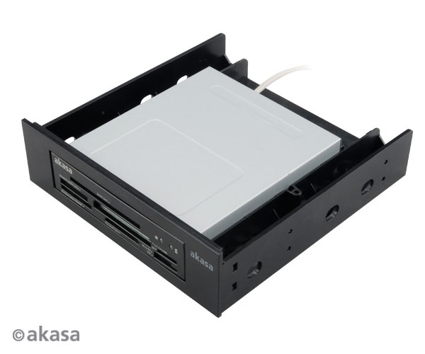 AKASA 3.5"/SSD/HDD adaptér do 5,25" pozice