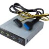 AK-ICR-34_g03 AKASA USB hub 2 x Quick Charge 3.0 + 2 x USB 3.1