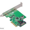 AK-PCCU3-06_g02 AKASA PCIe karta USB 3.2 Gen 2 interní konektor