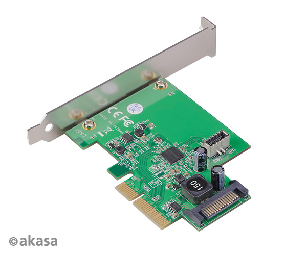 AK-PCCU3-06_g02 AKASA PCIe karta USB 3.2 Gen 2 interní konektor