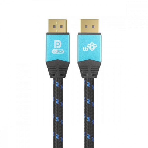 TB oplétaný kabel DisplayPort 2.1, 2m