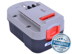 Baterie AVACOM BLACK & DECKER A144, A1714 Ni-MH 14,4V 3000mAh, články PANASONIC