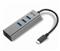 i-tec USB-C Metal HUB 3 Port + Gigabit Ethernet