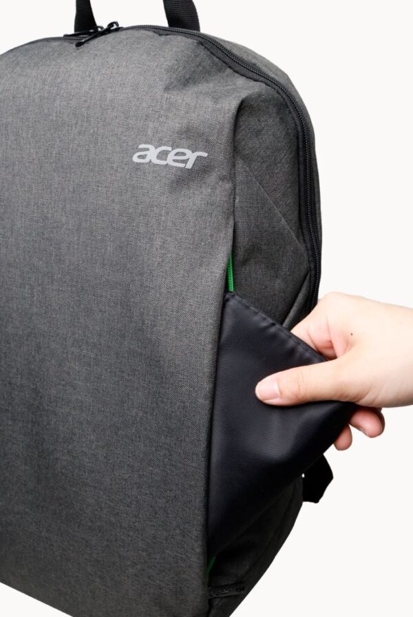 Acer urban backpack, grey & green, 15.6"