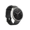 Amazfit-Active-2-NFC-Black-Leather-Round-Front-Right Amazfit Active 2 Round NFC/Silver/Elegant Band/Black Leather