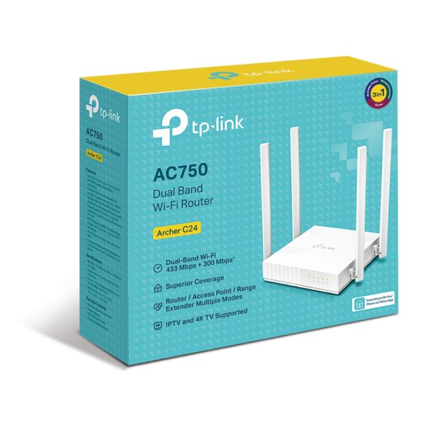 Archer-C24c TP-Link Archer C24 AC750 DualBand WiFi Router