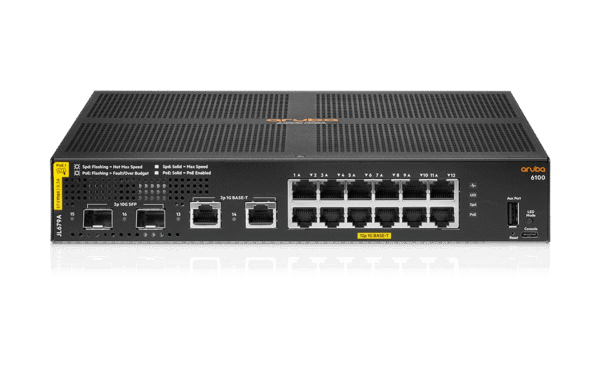 Aruba 6100 12G CL4 2SFP+ 139W Switch
