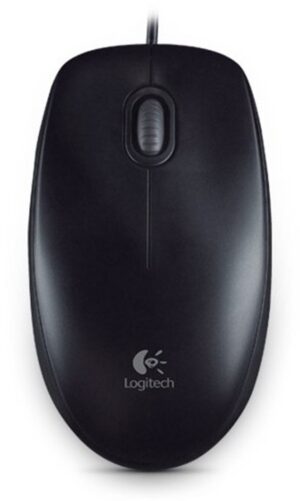 B100-2 Logitech B100/Kancelářská/Optická/800 DPI/Drátová USB/Černá