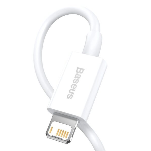 Baseus-Superior-USB-Lightning-cable-2-4A-3 Baseus Datový kabel Superior Series USB/Lightning 1m (2.4 A) bílá