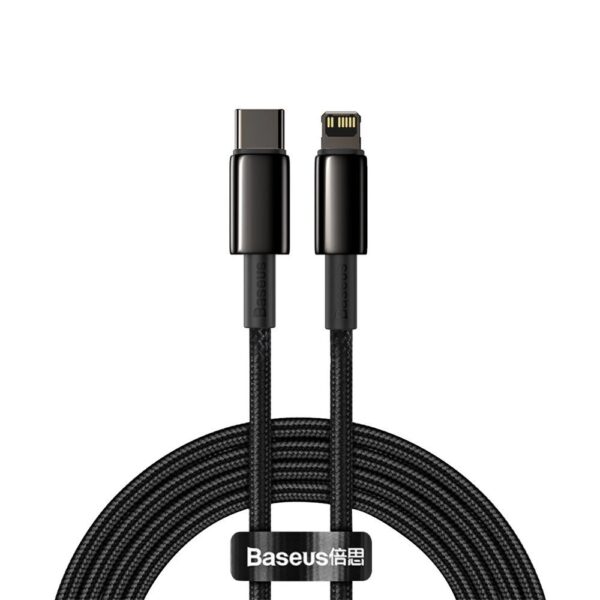 Baseus-USB-Type-C-cable-Lightning-Fast-Charging-Po_s Baseus Datový kabel Tungsten Gold PD 20W 2m USB-C/Lightning černý