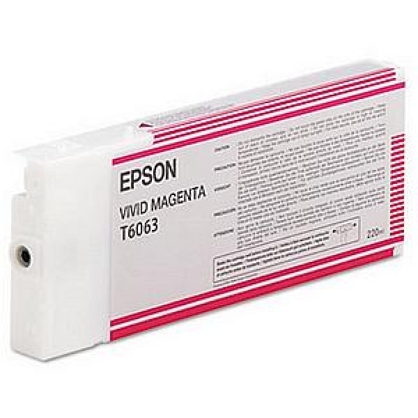 C13T606300_s Epson T606 Vivid Magenta 220 ml